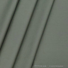 Trouser Fabric Donear Lycra Pure Cotton Structured Colour Laurel Green