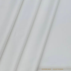 Trouser Fabric Donear Lycra Giza Cotton Plain Colour White