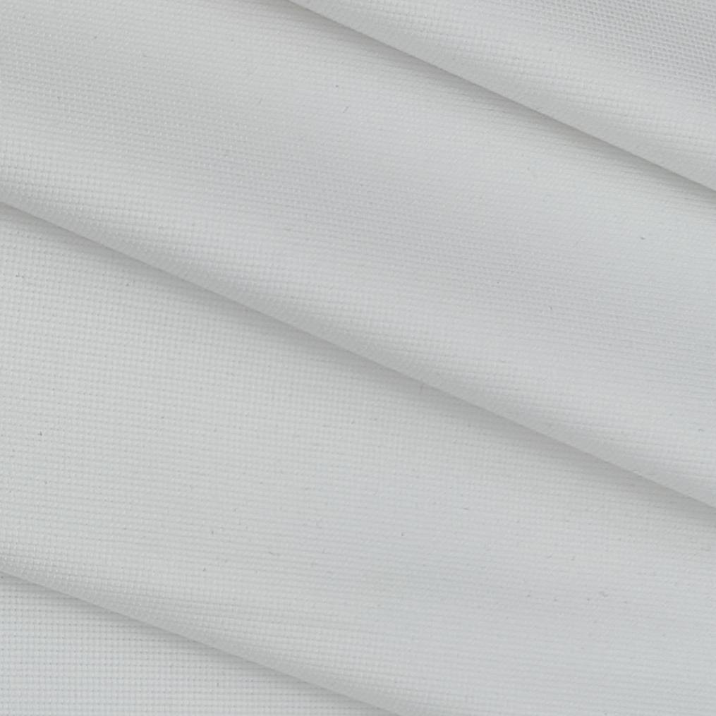 Trouser Fabric Donear Lycra Pure Cotton Textured Colour White