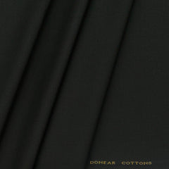 Trouser Fabric Donear Lycra Pure Cotton Structured Colour Millitary Green