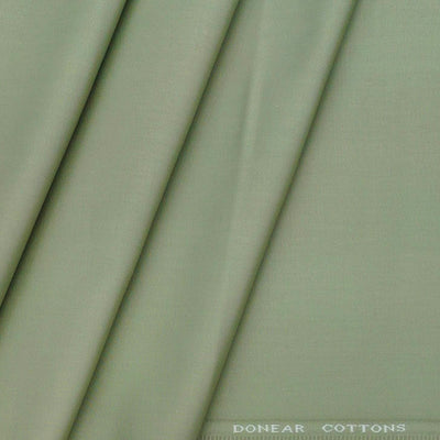 Trouser Fabric Donear Pure Cotton Plain Colour Pista Green