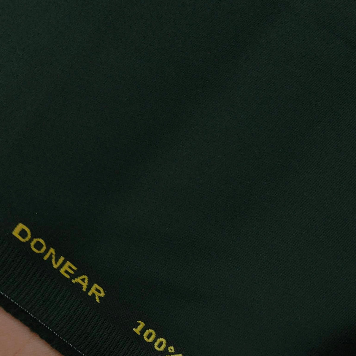 Trouser Fabric Donear Pure Cotton Plain Colour Sacramento Green