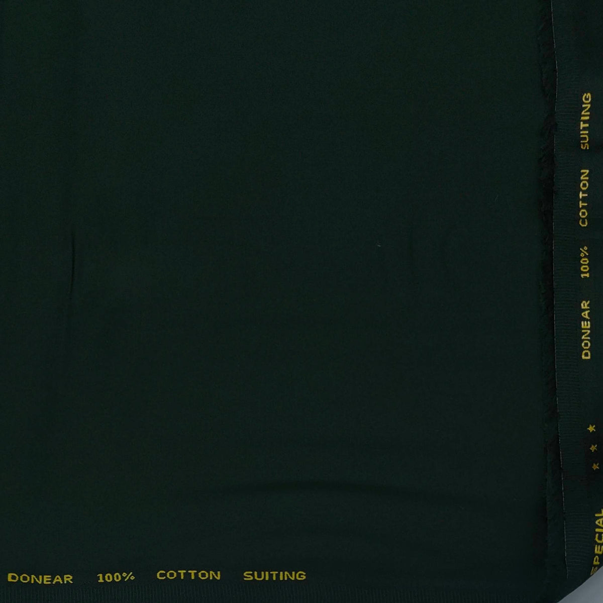 Trouser Fabric Donear Pure Cotton Plain Colour Sacramento Green