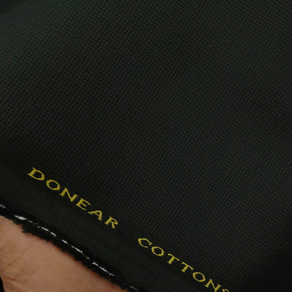 Trouser Fabric Donear Pure Cotton Texture Colour Sacramento Green