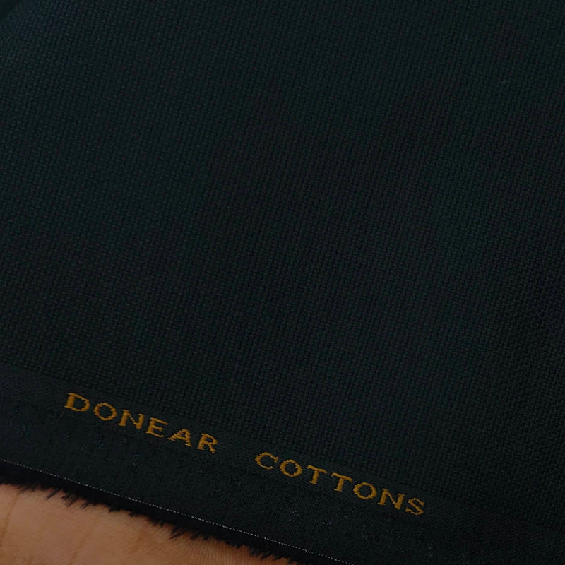 Trouser Fabric Donear Pure Cotton Texture Colour Felt Peacock Green