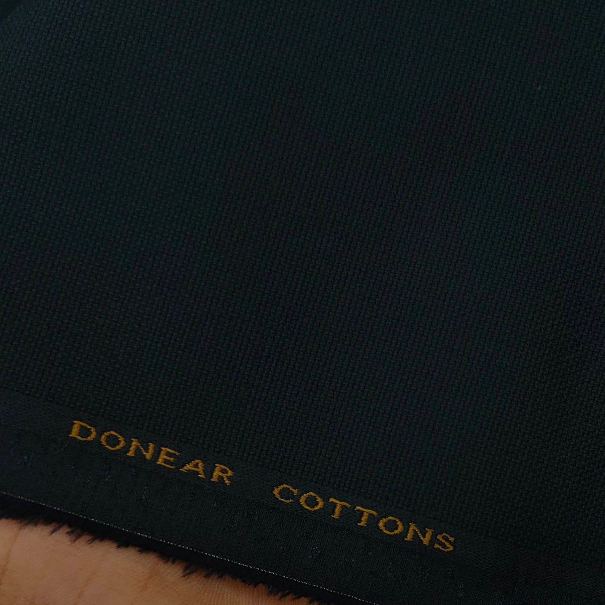 Trouser Fabric Donear Pure Cotton Texture Colour Felt Peacock Green