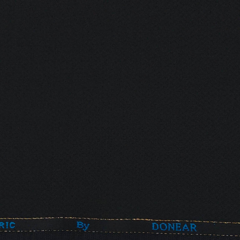 Trouser Fabric Donear Wool Blended Dobby Colour Black