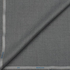 Trouser Fabric Donear Wool Blended Self Texture Colour Grandma Grey
