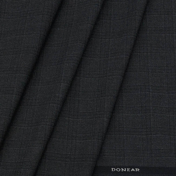 Trouser Faric Donear 4Way Lycra Premium Broad Check Colour Charcoal Grey