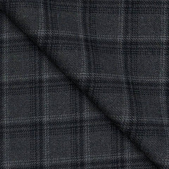Tweed Blazer Fabric Raymond Wool Blended Broad Check Colour Grey