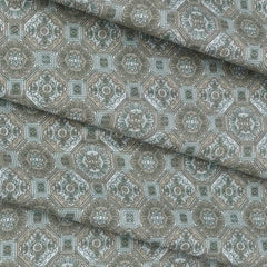 Shirt Fabric Raymond 100% Cotton Printed Colour Light Sea Green