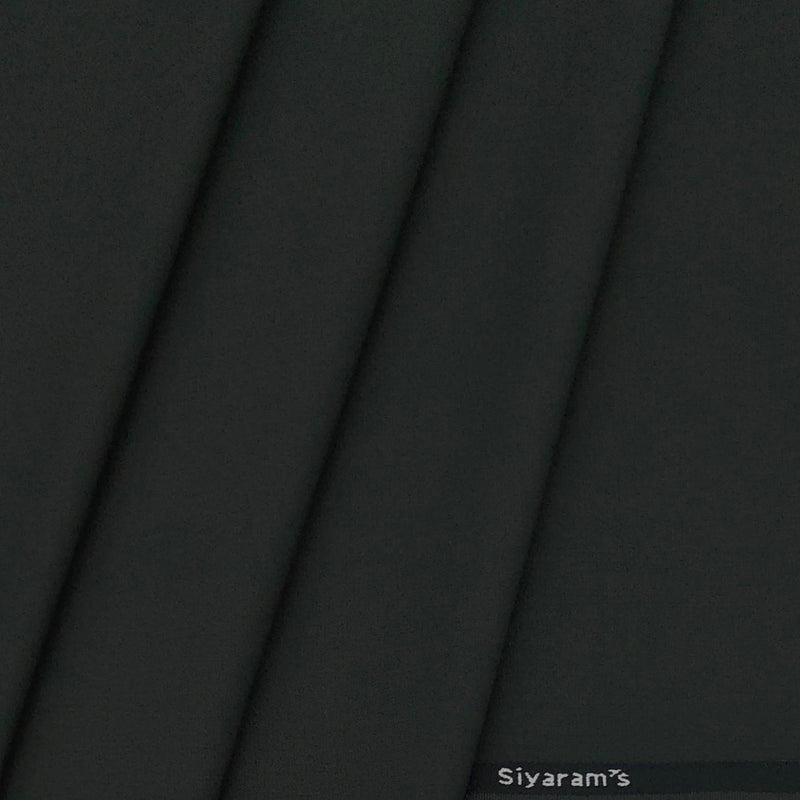 Trouser Faric Siyaram 4Way Lycra Premium Plain Colour Dark Green