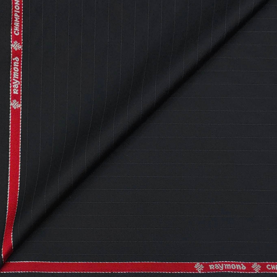 Trouser Fabric Raymond 90s Wool Blended Lining Colour Onyx Grey