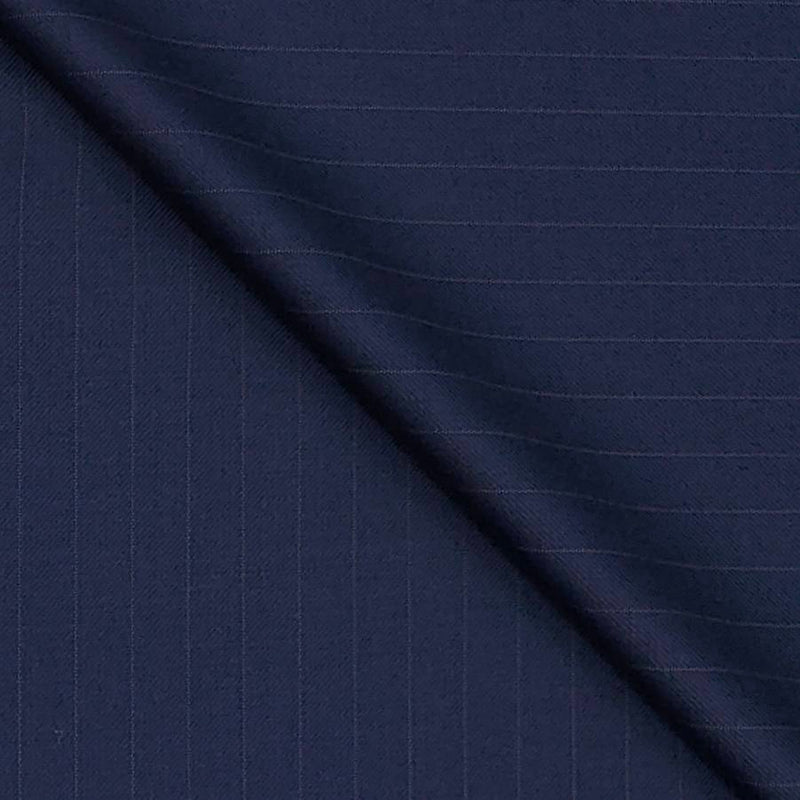 Trouser Fabric Raymond 90s Wool Blended Lining Colour Blue