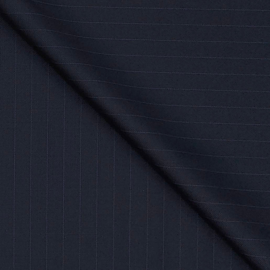 Trouser Fabric Raymond 90s Wool Blended Lining Colour Space Blue