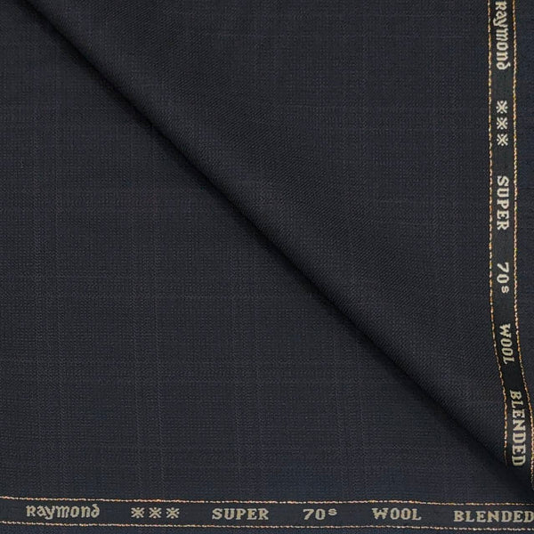 Trouser Fabric Raymond 70s Wool Blended Broad Check Colour Brown N Wine