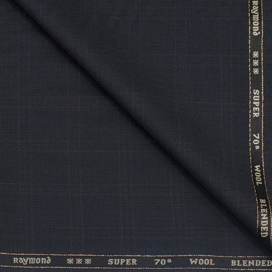 Trouser Fabric Raymond 70s Wool Blended Broad Check Colour Brown N Wine
