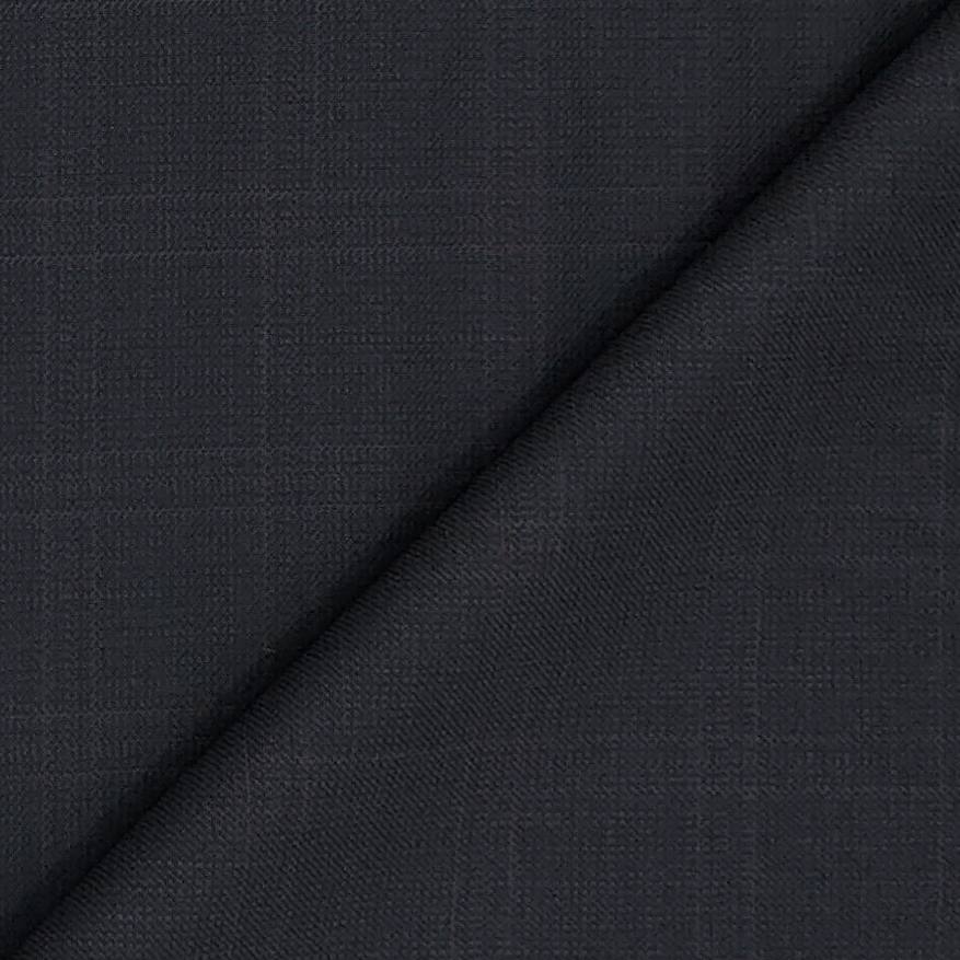 Trouser Fabric Raymond 70s Wool Blended Broad Check Colour Brown N Wine