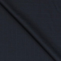 Trouser Fabric Raymond 70s Wool Blended Lining Colour Anchor Grey