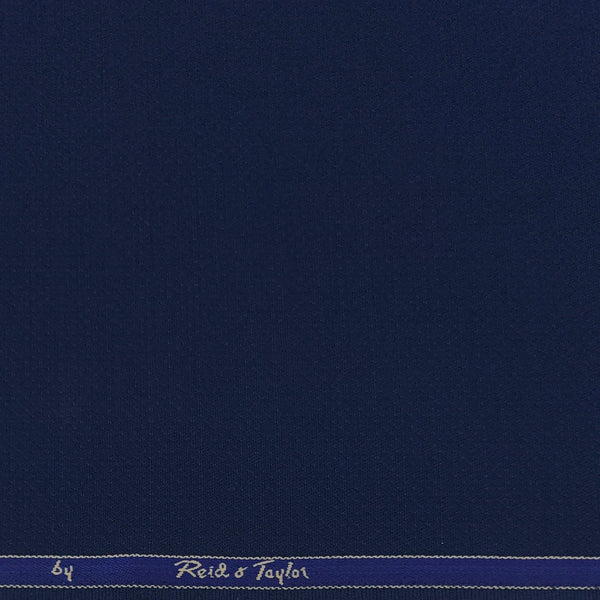 Suiting (1.80 mtr) Trouser Fabric Reid N Taylor Super 100s Wool blended Dotted Colour Azure Blue