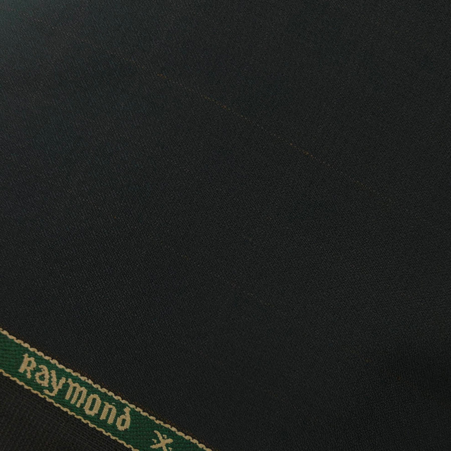 Suiting (1.75 mtr) Trouser Fabric Raymond Poly Viscose Check Colour Seaweed Green