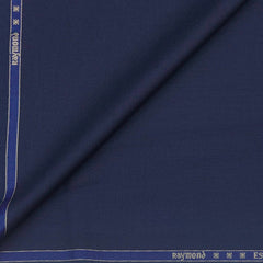 Suiting (1.70 mtr) Trouser Fabric Raymond Poly Viscose Plain Colour Cobalt Blue