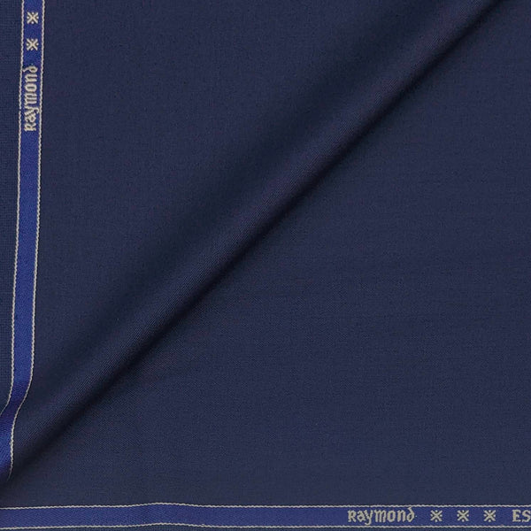 Suiting (1.70 mtr) Trouser Fabric Raymond Poly Viscose Plain Colour Cobalt Blue