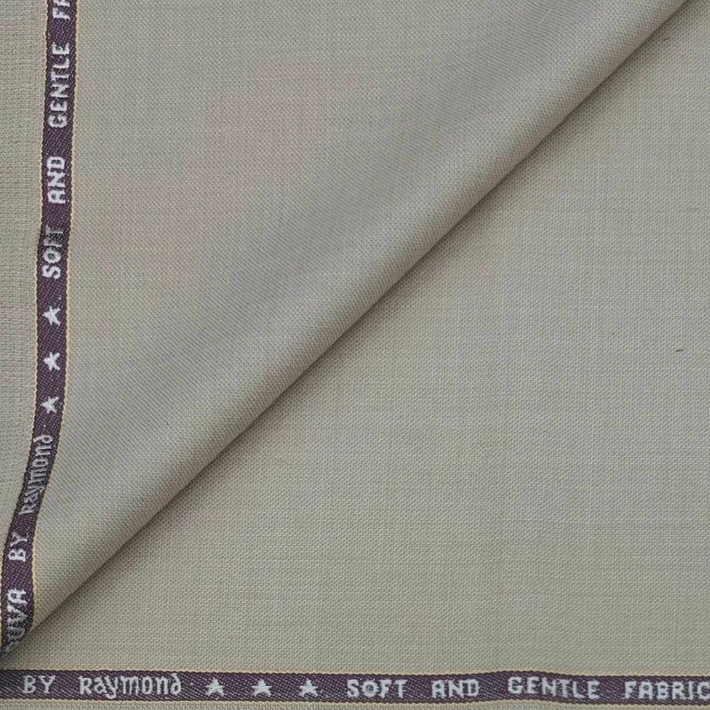 Suiting (1.60 mtr) Trouser Fabric Raymond Super 100s Wool Blended Self Texture Colour Dark Vanilla