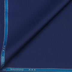 Suiting (1.70 mtr) Trouser Fabric Raymond Poly Viscose Plain Colour Navy Blue
