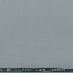 Suiting (1.70 mtr) Trouser Fabric Raymond T/R Poly Viscose Mild Check Colour Light Blue