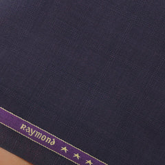 Suiting (1.80 mtr) Trouser Fabric Raymond Poly Viscose Mild Check Colour Plum Wine