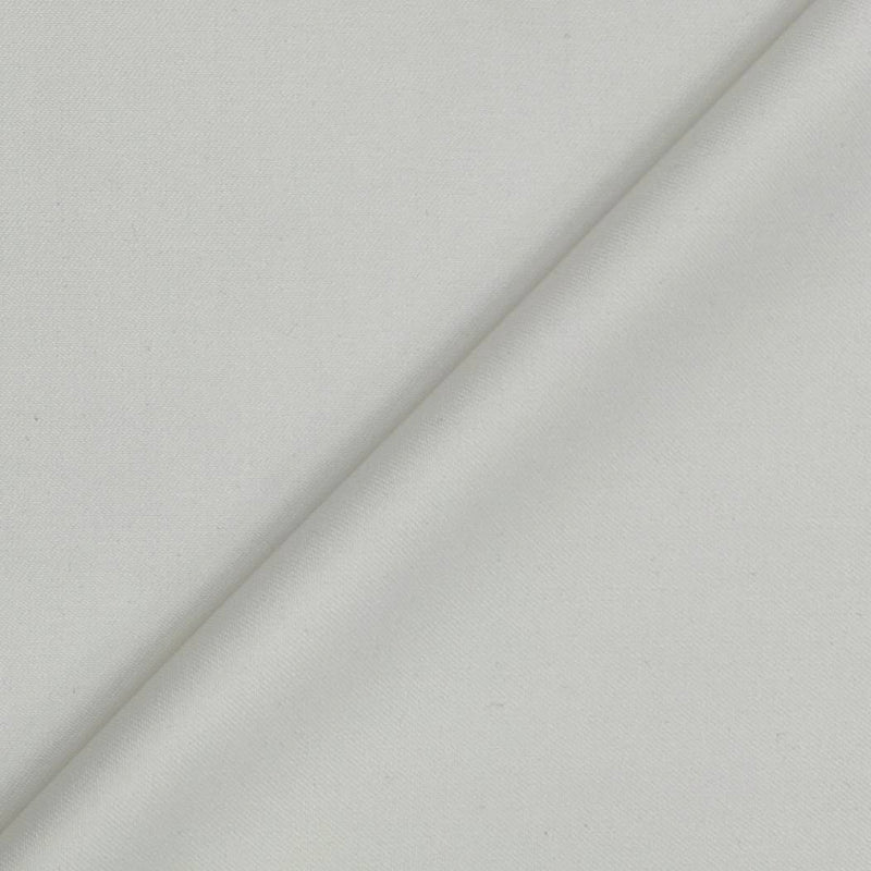Suiting (1.70 mtr) Trouser Fabric Raymond Poly Viscose Plain Colour Off White