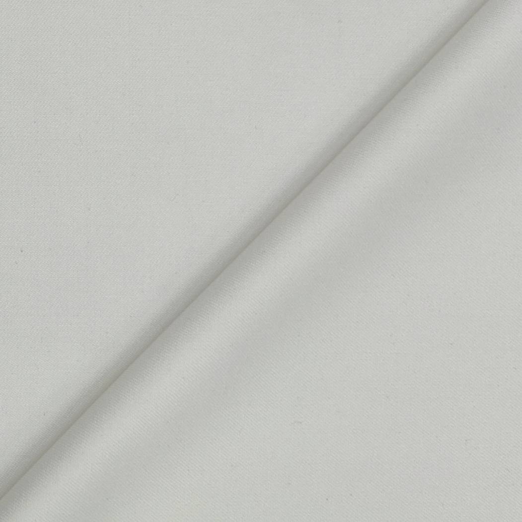 Suiting (1.70 mtr) Trouser Fabric Raymond Poly Viscose Plain Colour Off White