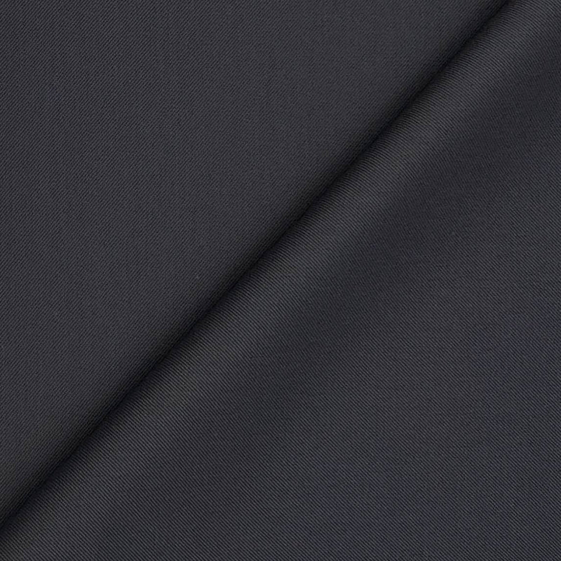 Trouser Fabric Raymond Poly Viscose Plain Colour Steel Grey