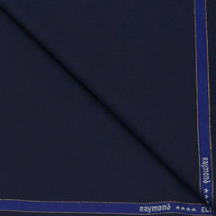 Suit Fabric Raymond Super Fine Wool Blended Dotted Color Dark Blue