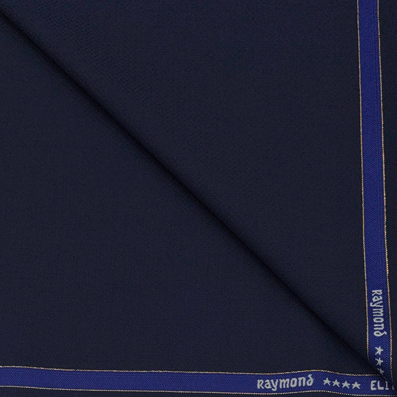 Suit Fabric Raymond Super Fine Wool Blended Dotted Color Dark Blue