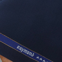 Suit Fabric Raymond Super Fine Wool Blended Dotted Color Dark Blue