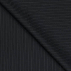 Suit Fabric Raymond Super Fine Wool Blended Small Lining Color Black