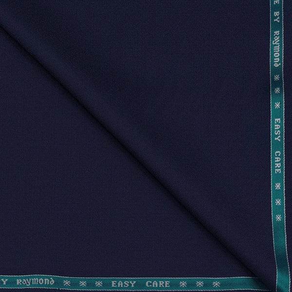 Suit Fabric Raymond 45% Super Fine Wool Blended Self Slub Color Royal Blue