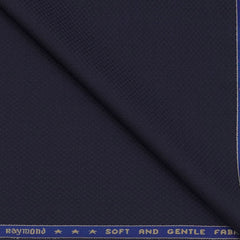 Suit Fabric Raymond Super 100s Marino 52% Wool Dobby Color Indigo Blue