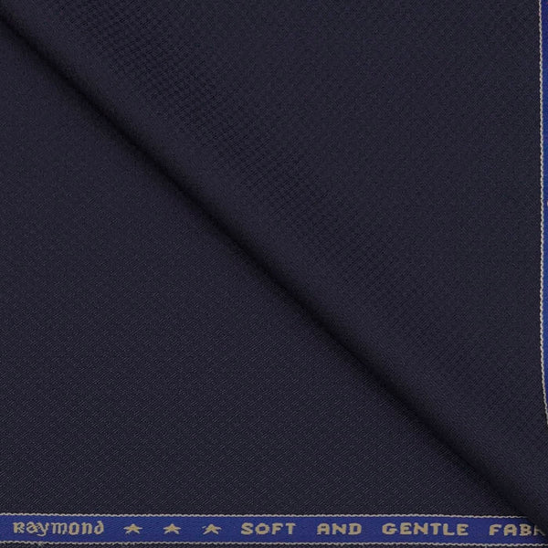 Suit Fabric Raymond Super 100s Marino 52% Wool Dobby Color Indigo Blue