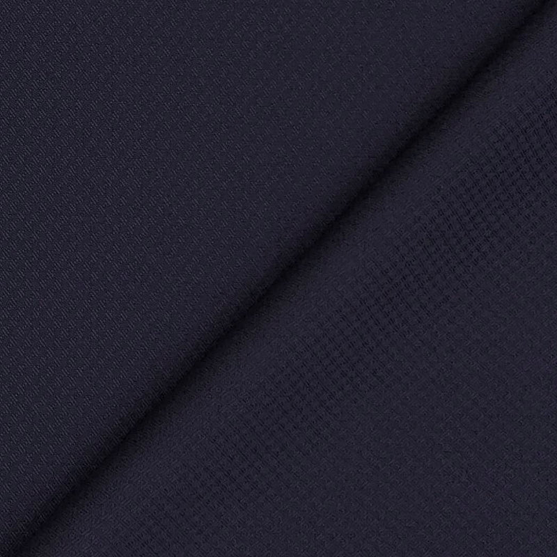 Suit Fabric Raymond Super 100s Marino 52% Wool Dobby Color Indigo Blue