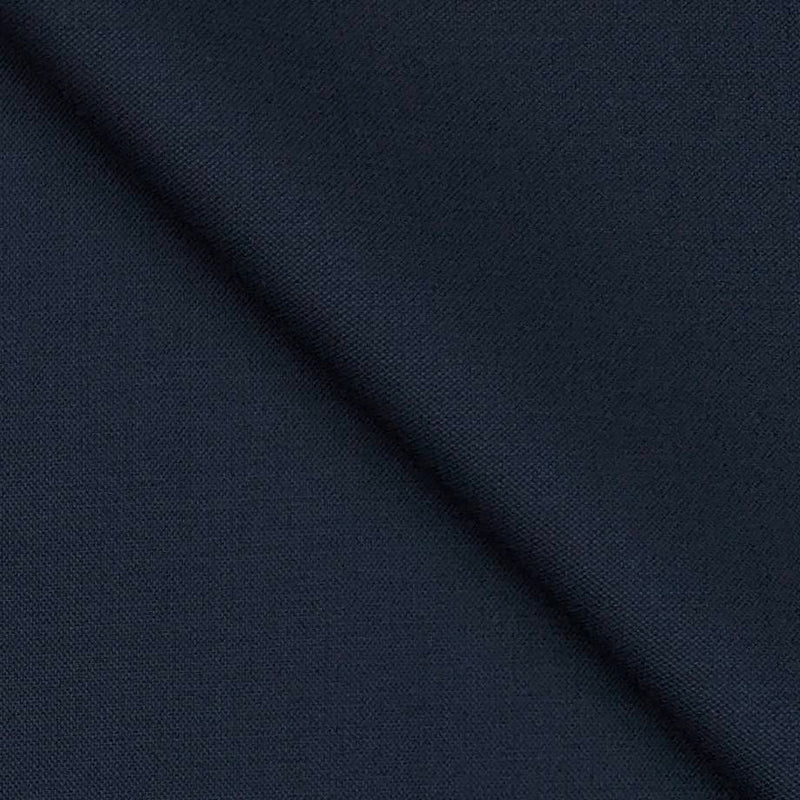 Suit Fabric Raymond Super Fine Wool Blended Self Texture Color Prussian Blue