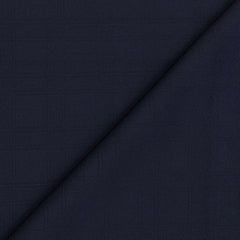 Suit Fabric Reid N Taylor Super 100s Count Wool Blended Broad Check Color Space Blue