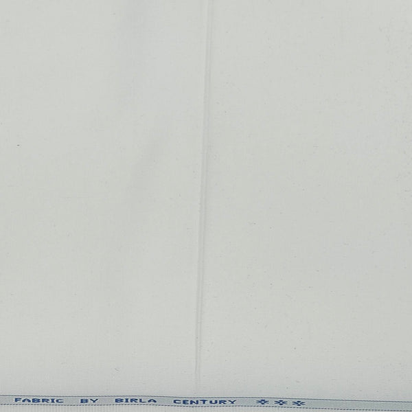Blazer Fabric Birla Century Thick 100% Cotton Plain Colour White