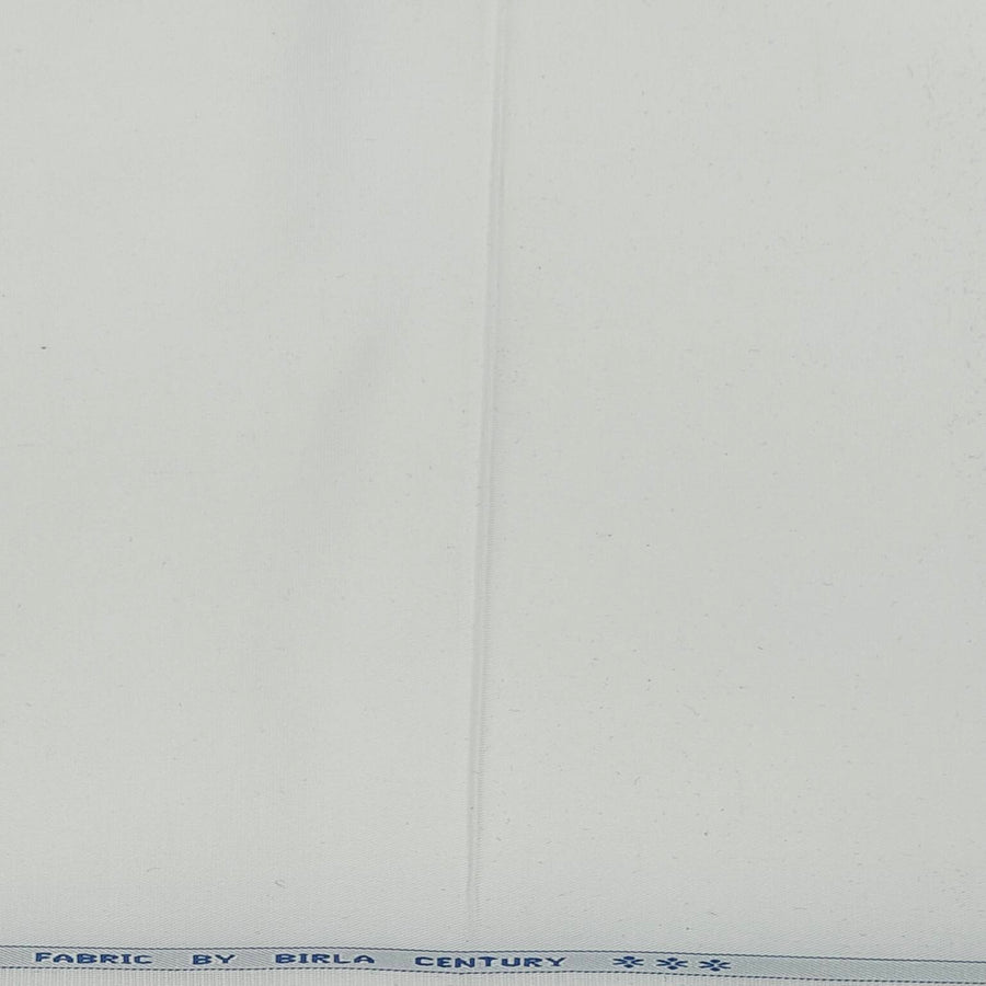 Blazer Fabric Birla Century Thick 100% Cotton Plain Colour White
