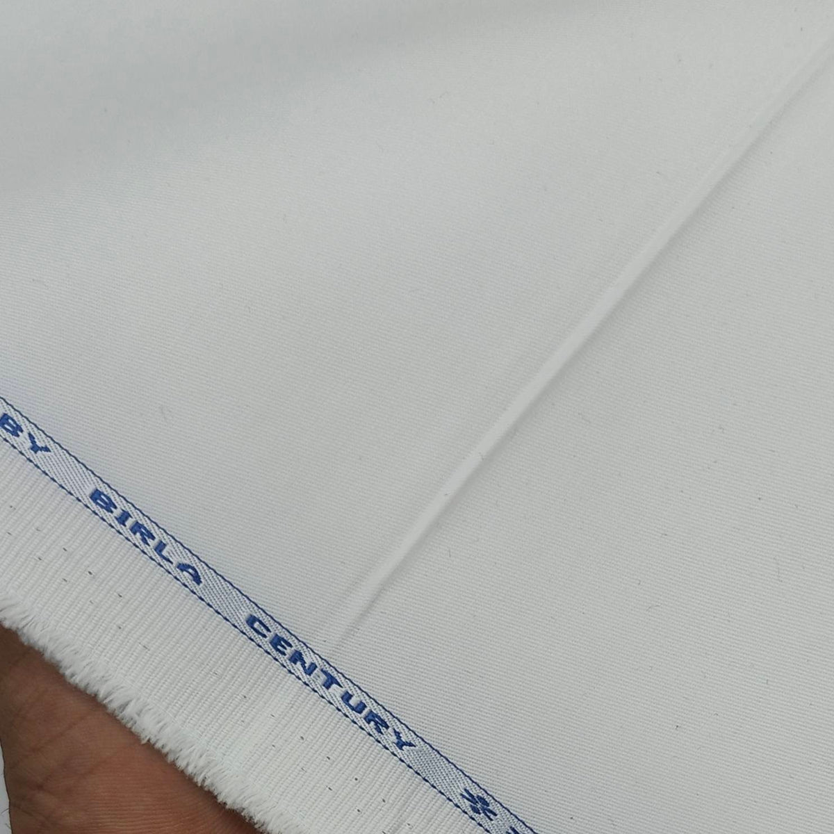 Blazer Fabric Birla Century Thick 100% Cotton Plain Colour White