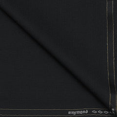 Suit Fabric Raymond Super 70s Count  Wool Blended Dobby Color Black