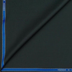 Blazer Fabric Raymond Poly Viscose Plain Colour Dark Green