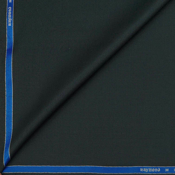 Blazer Fabric Raymond Poly Viscose Plain Colour Dark Green